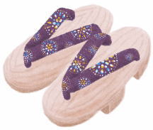 電殺　危険な足元　はきもの　下駄