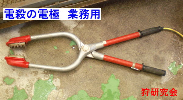 業務用　電殺はさみ電極